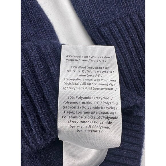 NWT Ganni Logo wool-blend sweater Women's size Large - Picture 10 of 12